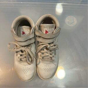 Reebok Kids White and Red Sneakers kids 13